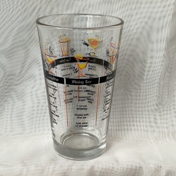 Libbey Bar Recipe Glass NWOT - Picture 7 of 8